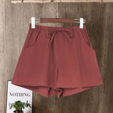 New Hot Summer Casual Cotton Linen Shorts
