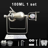 Hand Popcorn Machine Home Small 304 Stainless Steel Grain Amplifier Old-Fashioned Hand Cranked Mini Popcorn Pot