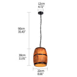 Ceiling Barrel Lamp