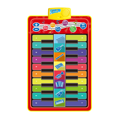 Piano Mat 4 Styles Double Row Multifunction Musical toy