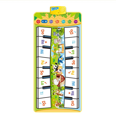 Piano Mat 4 Styles Double Row Multifunction Musical toy