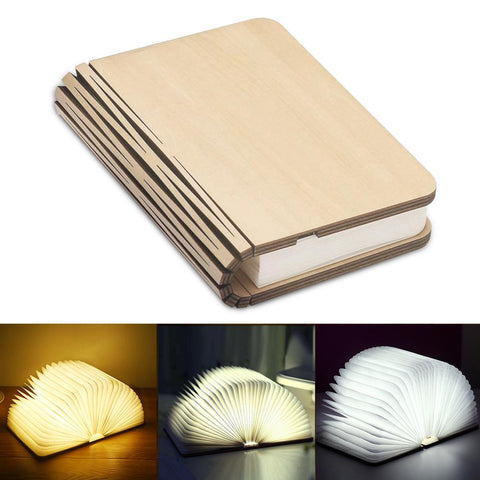 Led Book Shape Foldable Night Light