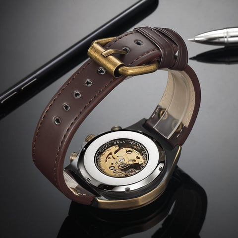 Classic Leather Mechanical Watch