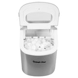 27 lb. Capacity Portable Countertop Ice Maker, Silver