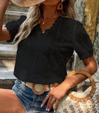 Women's Lace Patchwork Blouse