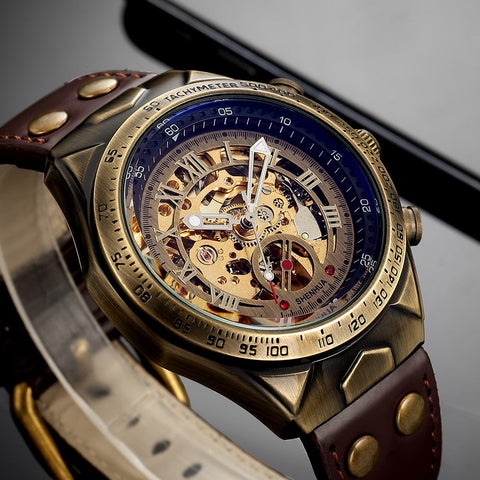 Classic Leather Mechanical Watch