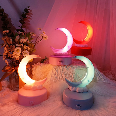 Dreamy Crescent Moon Lights