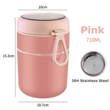 Mini Portable Food Thermal Jar With Spoon