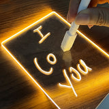 Creative LED USB Message Board with Pen / Night Light