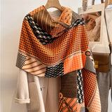 Dual Thick Winter Floral Pashmina Shawls and Cashmere Wraps