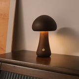 Cute Wooden Mushroom LED Lamp Light, Great for Bedside, Table Top or Children’s Room.