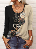 Women's Fall/Winter Loose Long Sleeve T-Shirt Fashion
