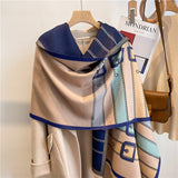 Dual Thick Winter Floral Pashmina Shawls and Cashmere Wraps