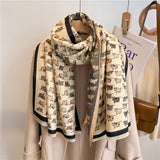 Dual Thick Winter Floral Pashmina Shawls and Cashmere Wraps