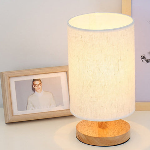 Modern Nordic Wooden Table Lamp