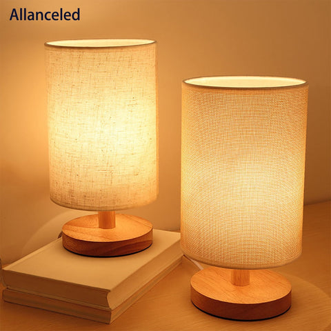 Modern Nordic Wooden Table Lamp