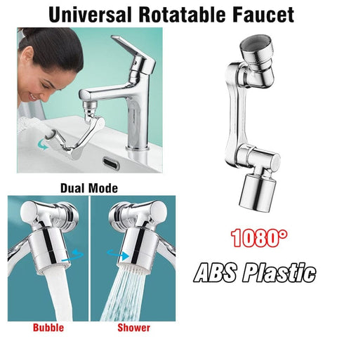 1080° Full Rotating Universal Faucet Tap Extender