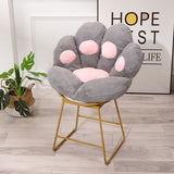 Plush Cat Paw Chair Pillows Child Seat Cushion