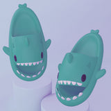 Funny Shark Cartoon Adult's Indoor Slippers Outdoor
