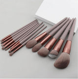 Professional makeup brush set