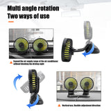 Dual Refresh - USB Portable Car Fan