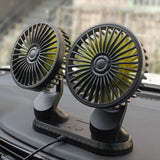 Dual Refresh - USB Portable Car Fan