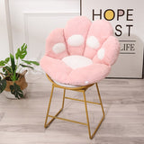 Plush Cat Paw Chair Pillows Child Seat Cushion