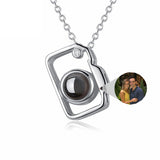 Camera Shaped Customized Photo Projection Necklace