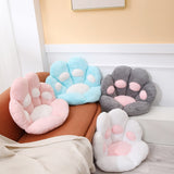 Plush Cat Paw Chair Pillows Child Seat Cushion