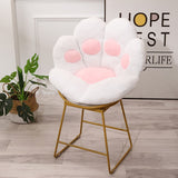 Plush Cat Paw Chair Pillows Child Seat Cushion