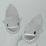Funny Shark Cartoon Adult's Indoor Slippers Outdoor
