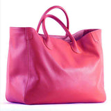 Leather Large Shoulder Tote