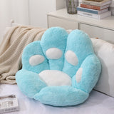 Plush Cat Paw Chair Pillows Child Seat Cushion