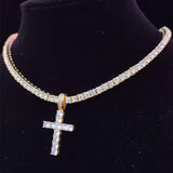 Iced out Cross Pendant