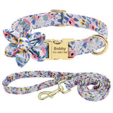 Personalised Collar and Lead Set