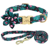 Personalised Collar and Lead Set