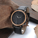 BOBO BIRD Wooden Metal Quartz Watch