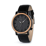 BOBO BIRD Wooden Metal Quartz Watch