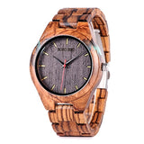 Zebra Luxury Wooden Watch