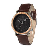 BOBO BIRD Wooden Metal Quartz Watch