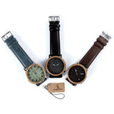 BOBO BIRD Wooden Metal Quartz Watch