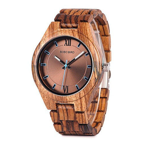 Zebra Luxury Wooden Watch