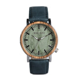 BOBO BIRD Wooden Metal Quartz Watch