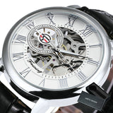 Men's Luxury Black Gold Skeleton Watches