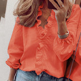 Women's Summer Ruffles Blouse