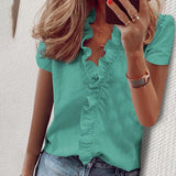 Women's Summer Ruffles Blouse