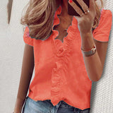 Women's Summer Ruffles Blouse