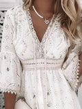 Women's Elegant Lace Mini Dress