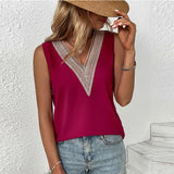 Women's Top Elegant Clothes Summer Loose Vest