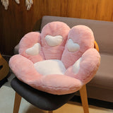 Plush Cat Paw Chair Pillows Child Seat Cushion